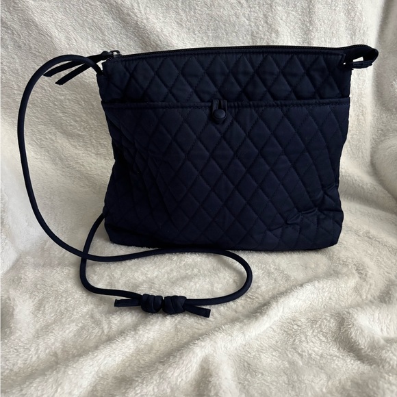 Vera Bradley Handbags - Quilted Navy Original Hipster Crossbody Bag